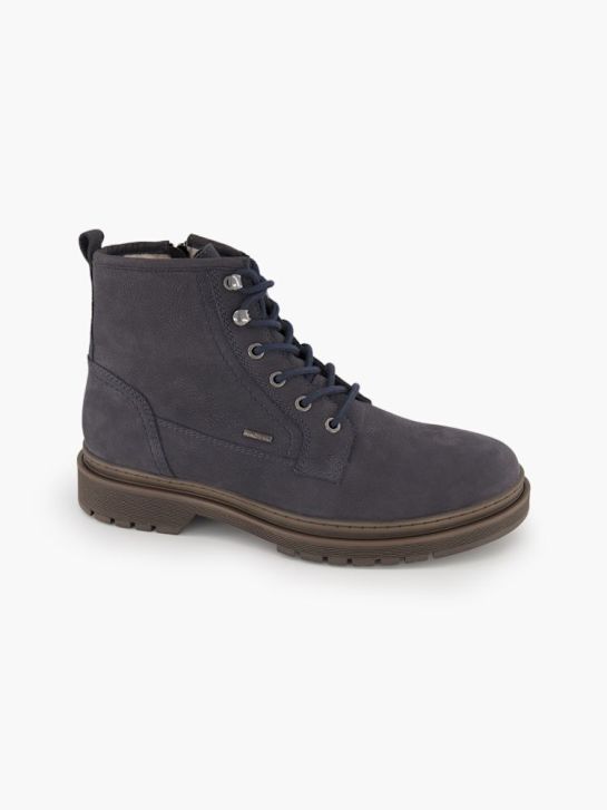 AM SHOE Schnür-Stiefelette Blau 83822 6