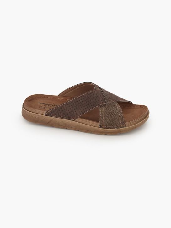Memphis One Ciabatta aperta dietro Marrone 82455 6