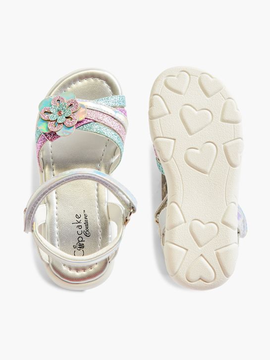 Cupcake Couture Sandały japonki Srebrny 1144 3