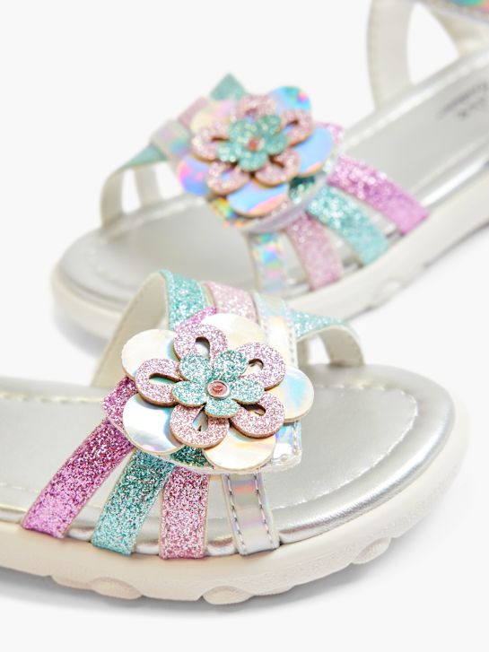 Cupcake Couture Sandale cu separator între degete Argint 1144 5