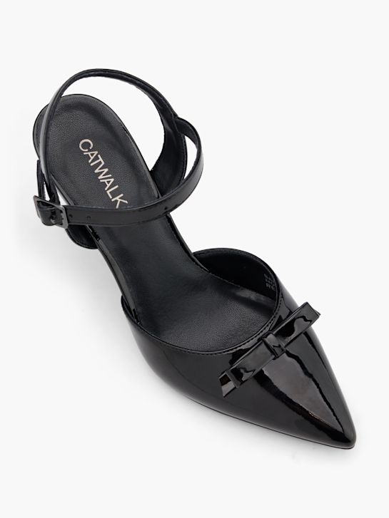 Catwalk Czółenka z zapięciem Czarny 52943 2