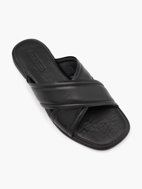 5th Avenue Flache Pantolette Schwarz 59895 2