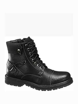 Landrover Lace-up boot Black