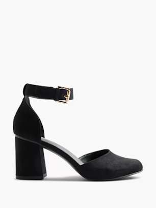 Graceland Sapato de salto com fivela Preto
