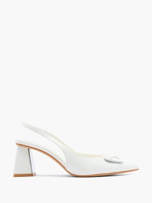 Catwalk Slingpumps Weiß