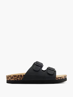 Graceland Footbed sandal Black