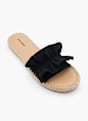 Graceland Flache Pantolette Schwarz 15917 2